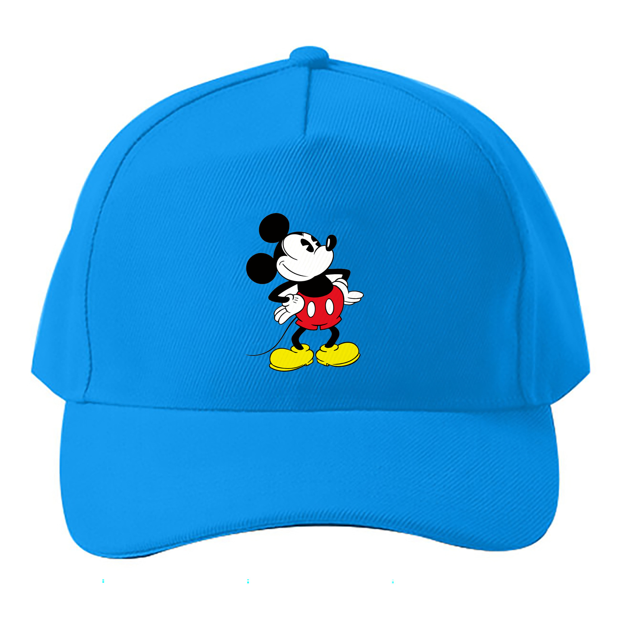 （画像用） ミッキーマウス Mickey Mouse ベースボールキャップ 綿100％ 男女兼用 帽子 スポーツ